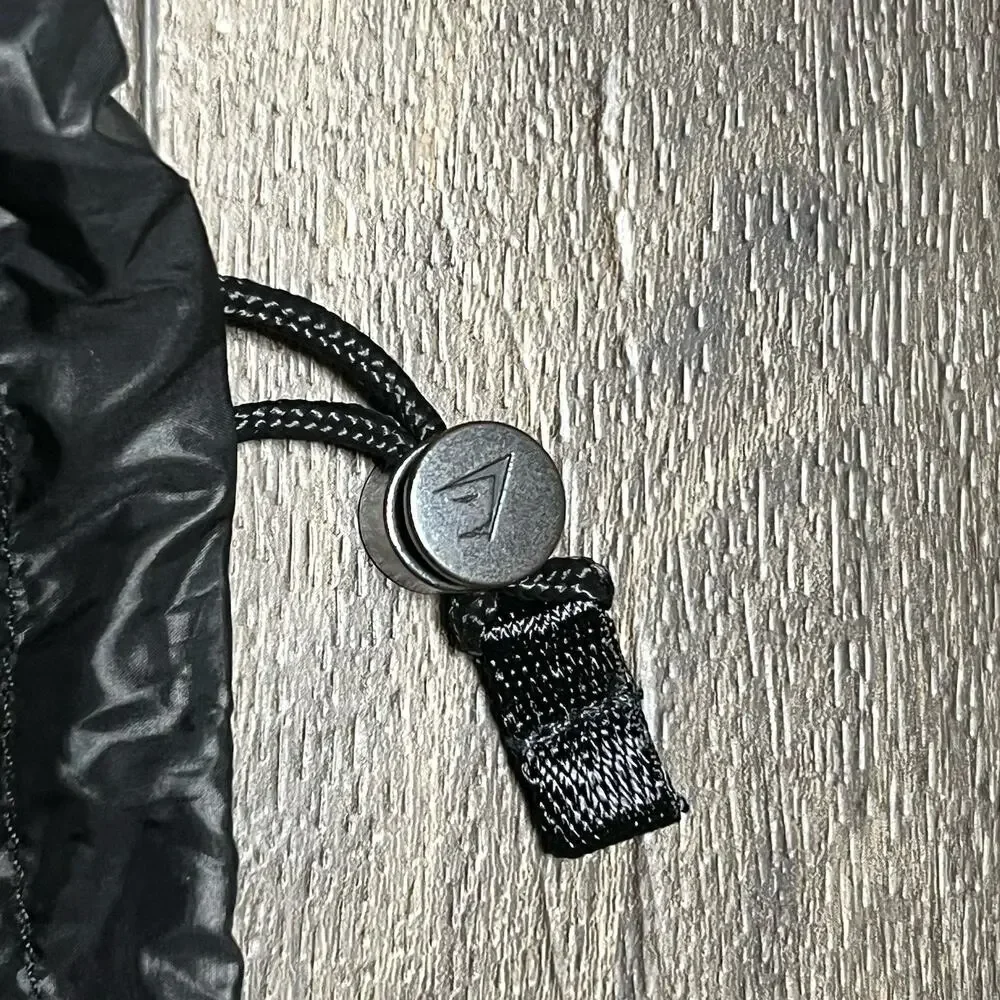 Gymshark Quilted Yoga Tote Bag Black 18L Adjustable Strap EUC